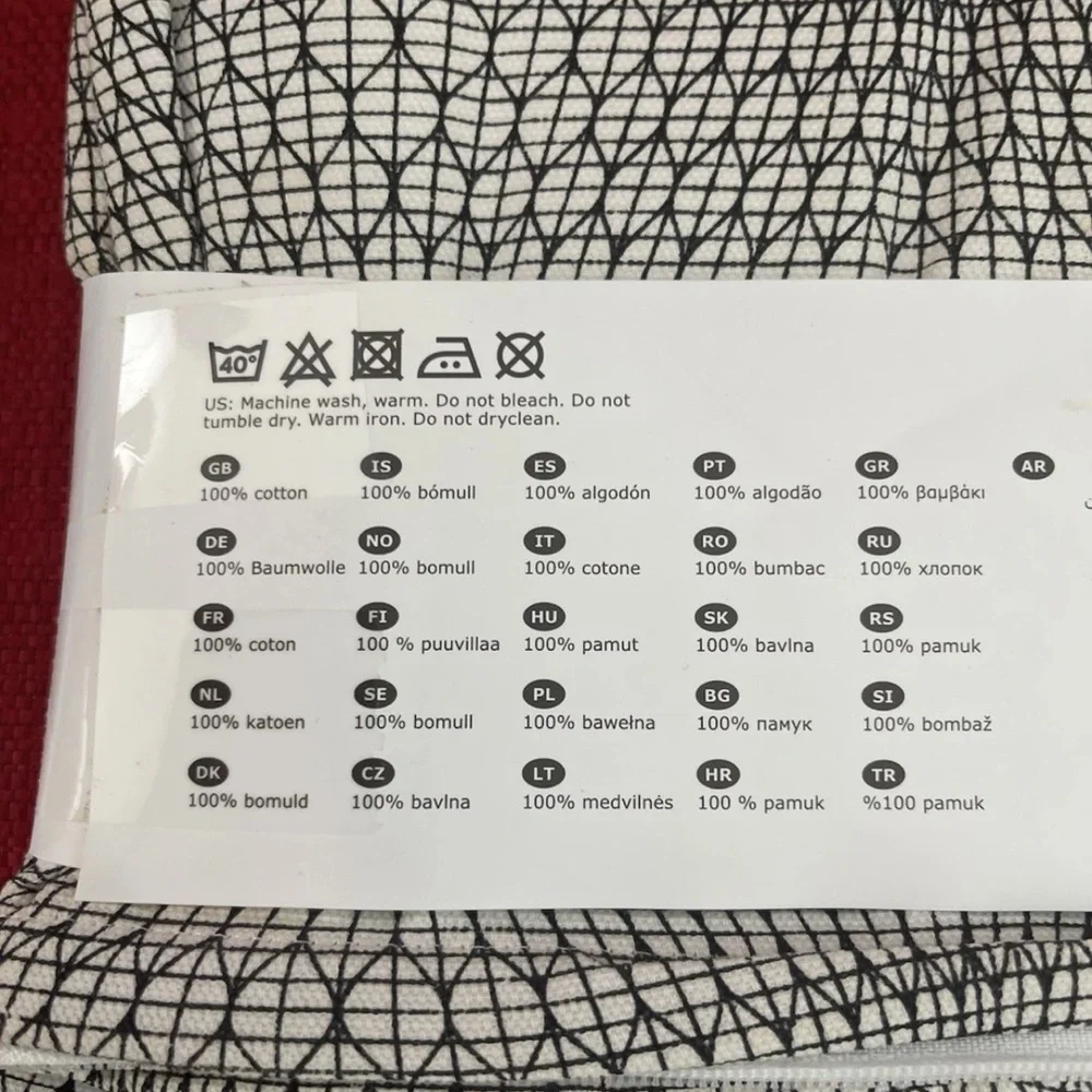 IKEA NATTLJUS Pillow Covers 20 X 20 set of 2 NIP
